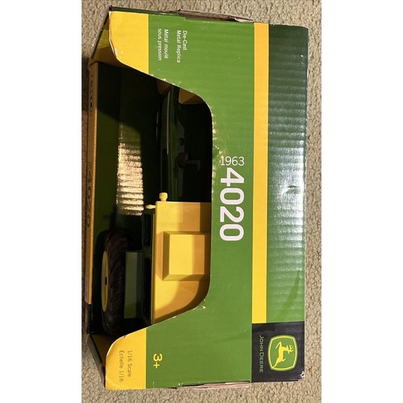 New! ERTL John Deere 1963 4020 Diesel Tractor w/Cab 1/16  Die-cast  #45312 Misb! - Picture 3 of 7
